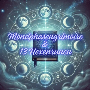 Mondphasen Grimoire & 13 Hexenrunen Set