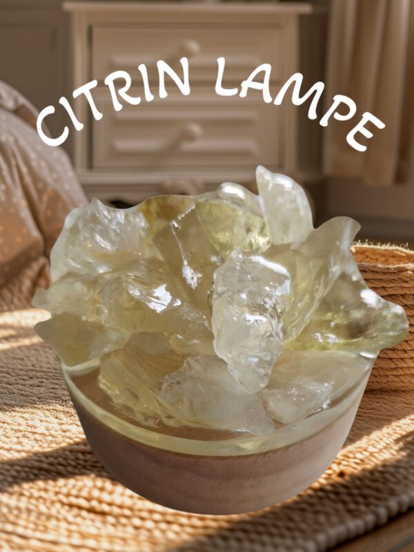 Citrin Lampe - die Strahlende